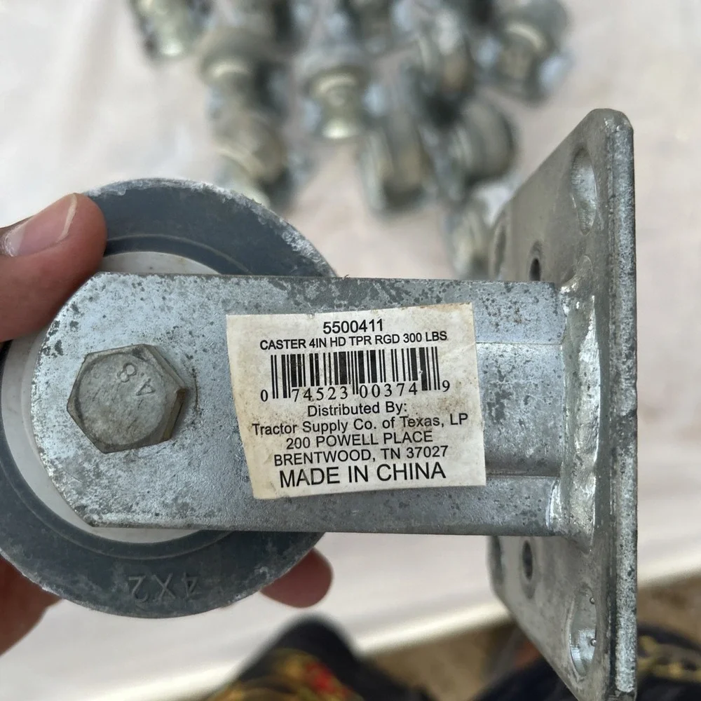Lot Of 16 Caster 4inch Wheels 300 Lb